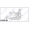 Servo moteur Injection plastique moulage Machine 228t Salut-Sv228